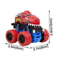thumbnail image 3 of Dinosaur Toy Car Under $5! Yrmaups Four Wheel Drive Inertia Dinosaur Toy Car, Pull Back Racers forkids, Dinosaur Shaped Off-Road Vehicle for Play, Mini Dinosaur Car for Birthday and Christmas Gifts, 3 of 3