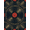 Black Gold Red, Pattern 11, variant on ODIKA Vintage Disc Music Note Groove Cd Shaped Round Shape Record Vinyl Refined for Dorm Room, Small Living Apartment, Stain Resistant Low Profile