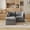 Grey, variant on Sdorens 63.8" Cloud Couch Loveseat,Deep Seat Modular Sectional Sofa for Living Room,Bedroom,Apartment,Khaki