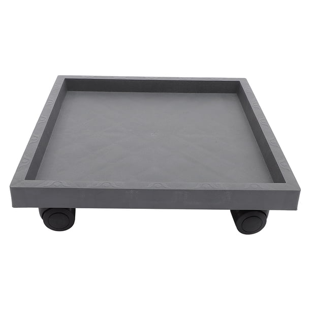 Soporte para plantas con ruedas, soporte para plantas móvil, bandeja para macetas