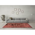 thumbnail image 3 of Ahgly Company Indoor Rectangle Oriental Orange Modern Area Rugs, 3' x 5', 3 of 4