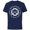 Navy, variant on Marvel Studios Deadpool & Wolverine Adamantium Katanas Logo- Short Sleeve Cotton T-Shirt for Adults - Customized-White