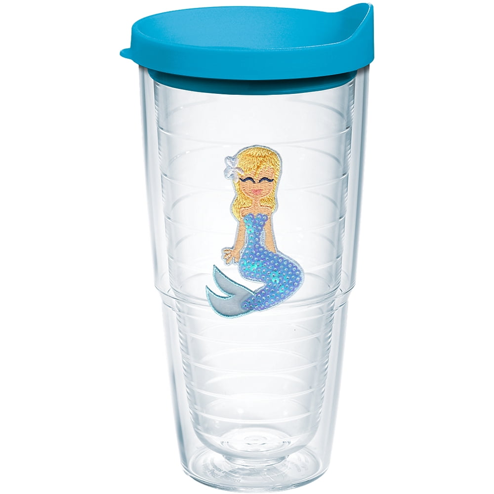Tervis Made in USA Double Walled Blue Sequins Mermaid Insulated Tumbler