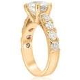 thumbnail image 3 of Pompeii Certified 4 1/2Ct TW Diamond Engagement Ring Yellow Gold Lab Grown (GH,VS2-SI1), 3 of 5