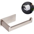 thumbnail image 1 of Stainless Steel Toilet Paper Holder, Half Open Bathroom Rack, Rustproof Paper Roll Dispenser for Bathroom Kitchen, 1 of 1