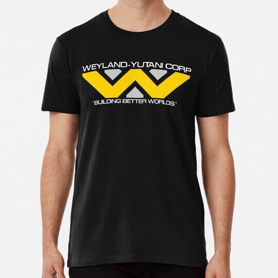 Alien Weyland Corp S to 5XL Made in the USA T-Shirt