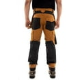 thumbnail image 5 of JuicyTrendz Men's Heavy Duty Cargo Work Pants with Reinforced Knees, Stretch Fabric, 8 Pockets Tactical Utility Trousers for Construction Khaki 38W x 32L, 5 of 5