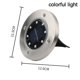 thumbnail image 2 of 8 Uds luz solar de tierra, luz de disco solar LED iluminación de paisaje de jardín impermeable al aire libre Ormromra CPB-US-DYP149-3, 2 of 5