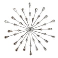 thumbnail image 2 of Stratton Home Decor Silver Burst 16x16x1.75 Inch Metal Wall Art Decoration, 2 of 9