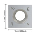 thumbnail image 4 of Decodeary Square Wood Turning Alloy Insert Hardware Replacement Professional Milling Inserts Woodworking Tool Carpenter 15x15x2.5mm, 4 of 6