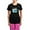 With Pink Pant, variant on CafePress - Beandogscafe Women's Dark Pajamas - Women's Short Sleeve Print T-Shirt and Pants Dark Cotton Pajama Set