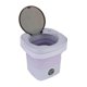 thumbnail image 2 of 8L Mini Foldable Washing Machine Portable Underwear Laundry Machine for Dormitory Apartment Hotels US Plug 110?220v Violet, 2 of 5