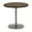 Studio Teak, Silver Base, variant on KFI Studios Mode 4' Round Counter Height Dining Table, River Cherry, Silver Base