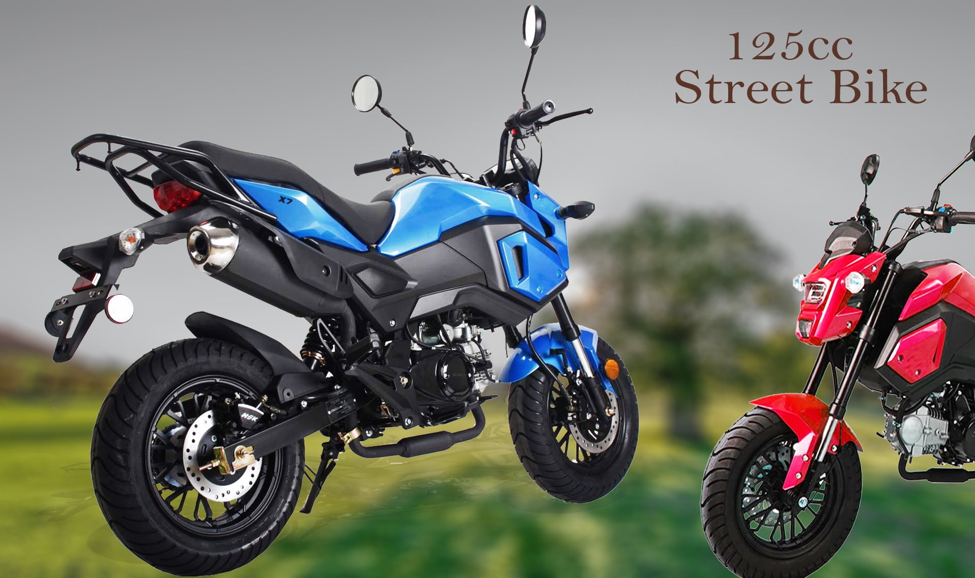 BOOM VADER HELLCAT Dual Sports 125 cc Motorcycle