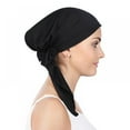 thumbnail image 5 of Chemo Headwear Pre Tied Head Scarf Headwraps Lightweight Turban Beanie Cap for Women, 5 of 6
