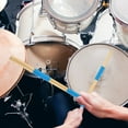 thumbnail image 5 of FUEENIRVA Percussion Instrument Drum Brushes, Stylish Blue, Easy to Use, 6Pairs, 5 of 8