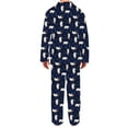 thumbnail image 5 of SLEEPHERO Adult Mens 2 Piece Long Sleeve Notch Fleece Pajama Set (Sizes S-XL), 5 of 5