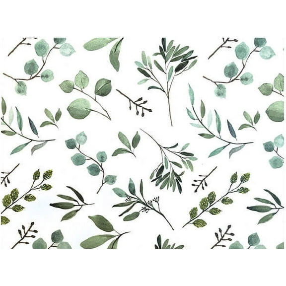 200 Pack, Eucalyptus Tissue Paper 20 x 30", Sheet Pack for DIY, Gift Wrapping, Birthday Parties and Events, Made In USA