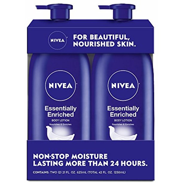 Nivea Essentially Enriched Body Lotion, Hydra Iq Plus, 21 Fl Oz Bottle