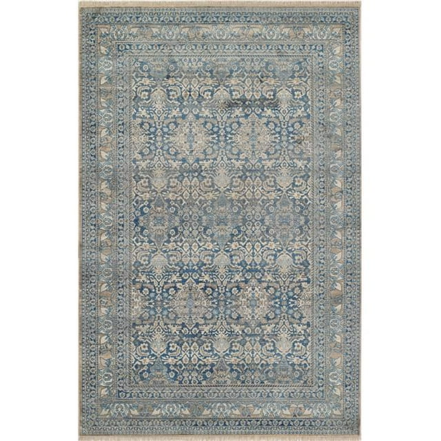 Momeni IZMIRIZ-11BLU5079 5 ft. x 7 ft. 9 in. Izmir Rectangle Area Rug, Blue
