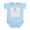 Sky Blue, variant on - My Brother Is A Cat Pink Infant Creeper - Baby Light Bodysuit, Size Newborn - 24 Months