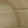 thumbnail image 3 of 70" Arched Display Cabinet, Modern Buffet Cabinet with Storage and Doors, Freestanding Bookcase with Adjustable Shelves, Tall Kitchen Pantry for Living Room, Bedroom, 3 of 9