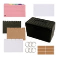 thumbnail image 2 of KAKOWELY index card storage Desktop Index Cards With Lines And Storage Box Set Ideal Note Organization And Data Storage Ideal For Teachers And Office Use4.92"X2.76"X0.04", 2 of 5