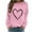 Pink(1), variant on Valentine's Day Sweatshirts for Women Long Sleeve Cute Printed Pullover Tops Fall Fashion Winter Clothes