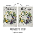 thumbnail image 4 of Evergreen Daisy Wreath Garden Burlap Flag 12.5 x 18 Inches Indoor Outdoor Decor, 4 of 7