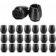 thumbnail image 1 of Protector de patas de silla, 32 piezas, almohadillas de goma antideslizantes para patas de silla, protectores de pies antiarañazos con tapas de fieltro para silla (12-16 mm), 1 of 5