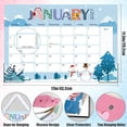 thumbnail image 3 of Desk Calendar 2026-2027, 19-Month School Year Calendar, 2026 Jun. - 2027 Dec, 17"x11.5" Large Monthly Desk Planner with Corner Protectors, Ample Blocks ＆ Notes for Home Office, 3 of 3