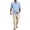 Sky Blue*, variant on RUTAYY Men's Outfits Breathable Solid Color Long Sleeve Shirt with Button Pockets Comfortable Pants Yoga Casual Outdoor Wear Classic Travel Clothing Sets