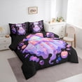 thumbnail image 3 of Manfei 3D Dreamy Ghost Twin Bedding Sets 7-Piece for Kid, Sugar Halloween Style Bedding Comforter Set, Kawaii Pumpkin Bat Reversible Sheet Sets, Luxury Bedroom Decor, 3 of 7