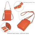 thumbnail image 5 of myfriday Bolso pequeño para teléfono celular para mujer, mini bolso de hombro con ranuras para tarjetas de crédito, 5 of 5