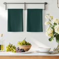 thumbnail image 2 of Pure Dark Green Microfiber Kitchen Towel, Simple Solid Color Soft Absorbent Dish Towels, Quick Drying Washable Dishcloths for Kitchen Cleaning, Drying Dishes, 18x28 Inches, 2 of 9