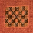 thumbnail image 1 of Ahgly Company Indoor Square Abstract Orange Modern Area Rugs, 6' Square, 1 of 4