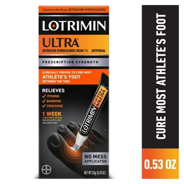 Lotrimin Ultra 1 Week Athlete's Foot Treatment Antifungal Cream, 15G Tube