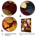 thumbnail image 3 of Designart "Palette Muted Leaves Autumn wall decor II" Floral & Botanical Floater Framed Wall Art Print, 3 of 7
