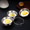 thumbnail image 6 of ZPAQI Stainless Steel Heart Egg Poacher Non-stick Eggs Poaching Pod Cooking Steamer, 6 of 13