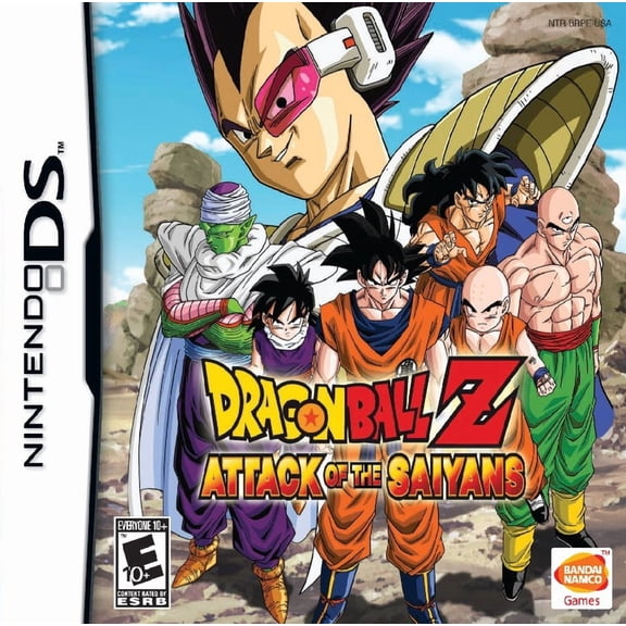 Restored Dragon Ball Z: Attack of the Saiyans (Nintendo DS, 2009) Fighting Game (Refurbished)