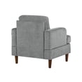 thumbnail image 2 of Serta Franklin Scandinavian Fabric Solid Print Armchair, Gray, 2 of 3