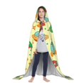 thumbnail image 3 of Honeii Colorful Outer Space Print Poncho Cape, Cloak Coat, Snuggly Hooded Wearable Blanket, Hooded Cape For Teenagers,Halloween Costumes-Large, 3 of 7