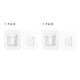 thumbnail image 2 of Wosthever Colgador de plástico autoadhesivo, sin taladro, transparente, gancho organizador, oficina, Hotel, restaurante, soporte para baño, 1 1 par 2Conjunto, 2 of 6