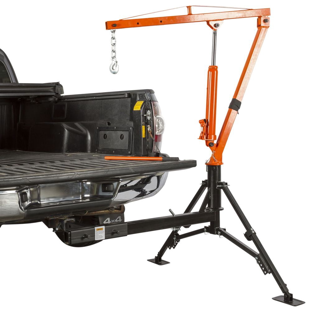 Apex HMC-1000 Hydraulic Hitch-Mount Pickup Truck Jib Crane - 1,000 lb Cap