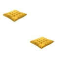 thumbnail image 1 of Inteprter Amplia gama de usos Cojín para asientos suaves y cómodos Cojín cuadrado para silla Tablero de ajedrez amarillo Tablero de ajedrez amarillo 2Conjunto, 1 of 6