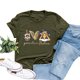 thumbnail image 1 of Pntutb - Camiseta de manga corta con estampado de moda para mujer, blusa informal, tops con estampado Pntutb Pntutb-4215, 1 of 3