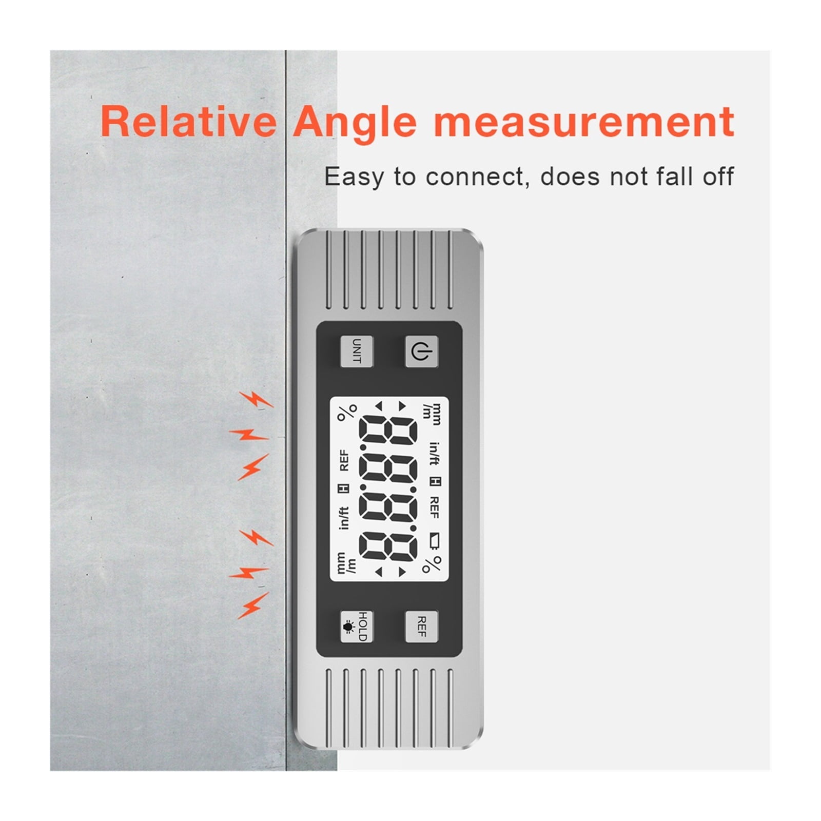 Digital Level Electronic Protractor Inclinometer with Magnet Level Angle Meter Bevel ,Water-Proof & Dust Resistant