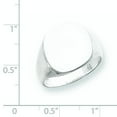 thumbnail image 2 of Designer Sterling Silver 14X15mm Closed Back Signet Ring Made In India -Jewelry By Sweet Pea Creations, 2 of 2