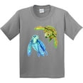 thumbnail image 3 of Inktastic Sea Turtles Swimming Together Youth T-Shirt, 3 of 5