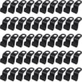 thumbnail image 3 of Ganchos conectores para perchas de ropa, 50 piezas de perchas en cascada, clips extensores para perchas, organizador de armario para ahorrar espacio(Negro), 3 of 4